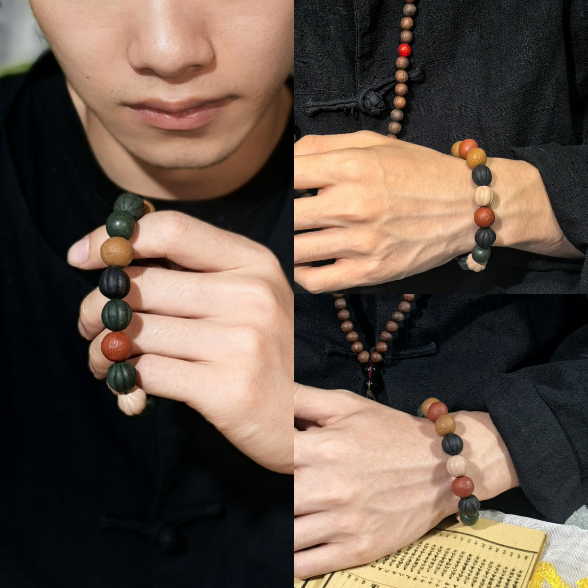 中国古代古法合香珠单串 orient-aromatherapy-herbal-beads