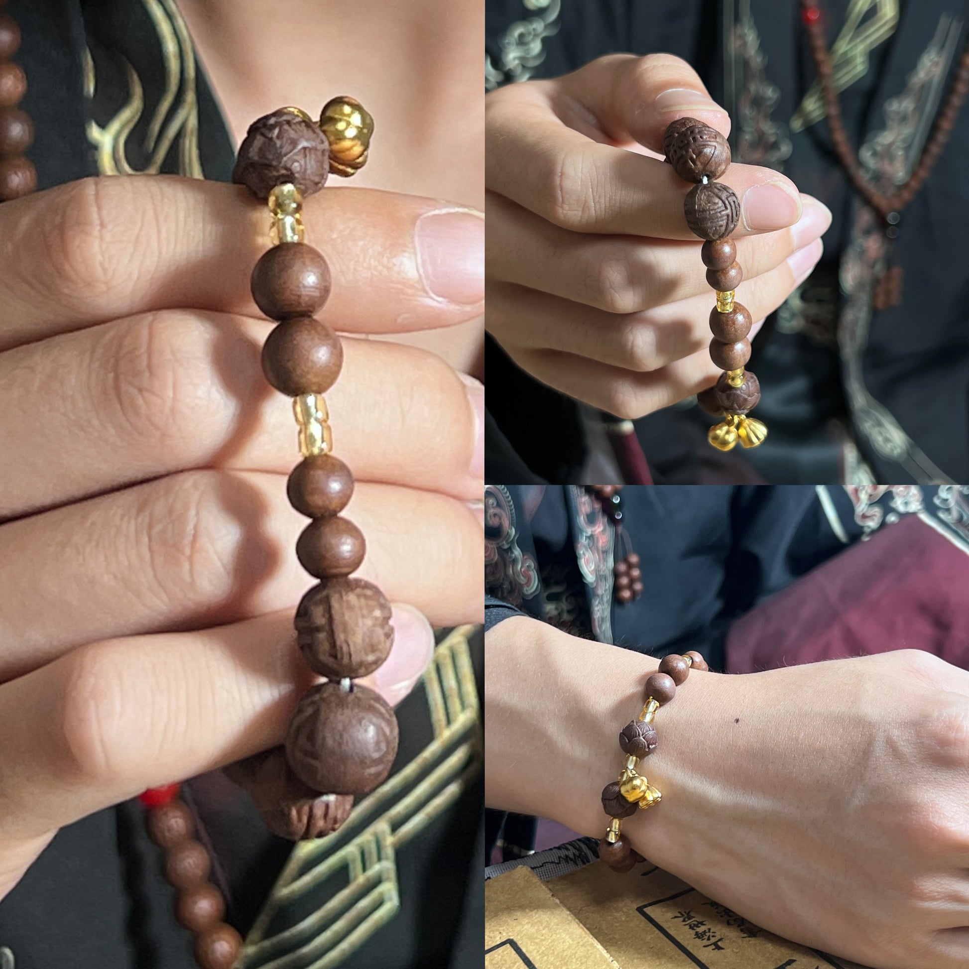 中国古代古法合香珠单串 orient-aromatherapy-herbal-beads
