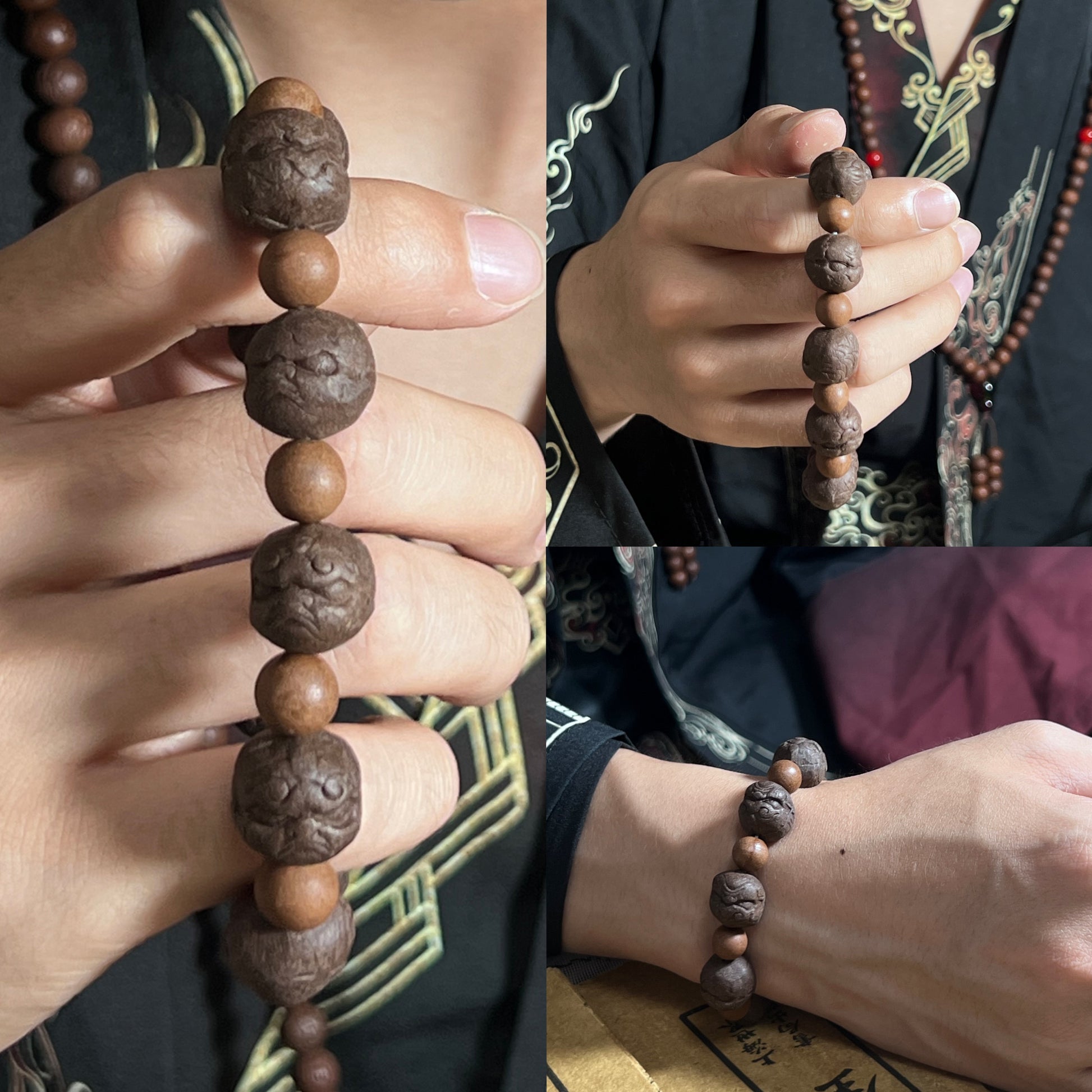 中国古代古法合香珠单串 orient-aromatherapy-herbal-beads