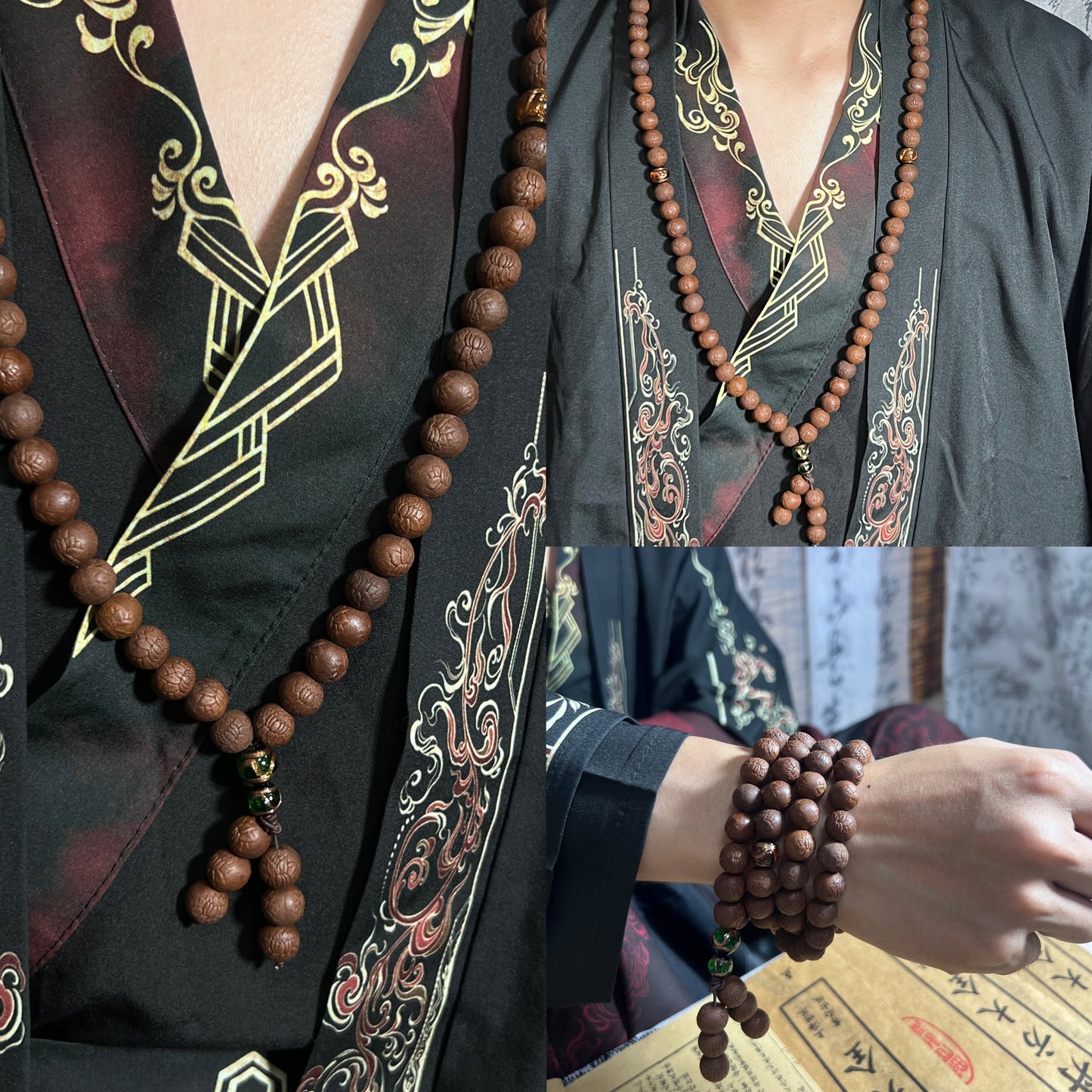 中国古代古法合香珠多串及挂件 orient-aromatherapy-herbal-beads