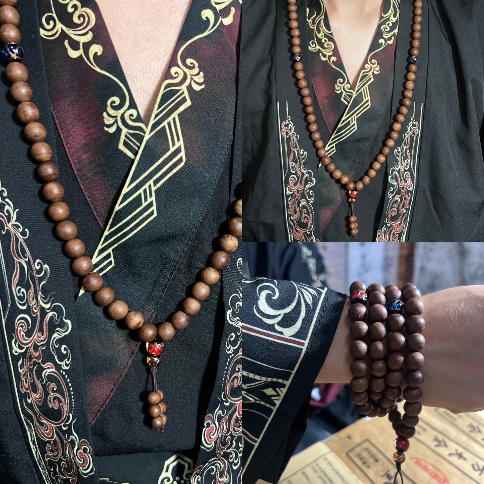 中国古代古法合香珠多串及挂件 orient-aromatherapy-herbal-beads